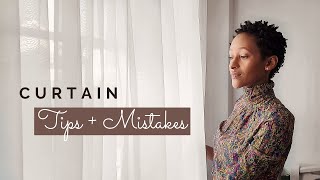 LET'S TALK CURTAINS// Curtain Tips + Mistakes I have made