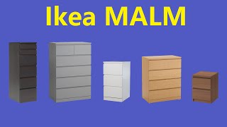 Ikea Malm chest of drawers assembly