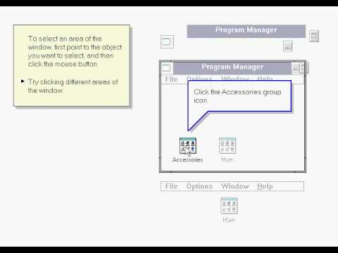 Tutorial mouse Windows 3.1