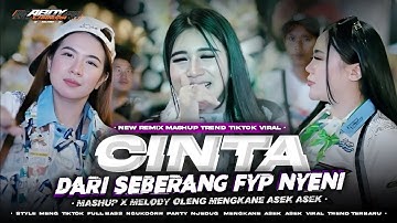 DJ CINTA DARI SEBERANG VIRAL TIKTOK‼️FULLBASS PARTYNYENI MENGKANE X MELODY TERBARU ABOYCHANDRA MUSIC