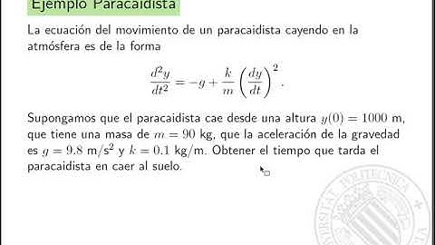 Ecuaciones diferenciales con Mathematica: Aplicaciones de las ecuaciones diferenciales de o |  | UPV