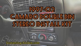 1993-2002 Firebird Double DIN Stereo Install Kit