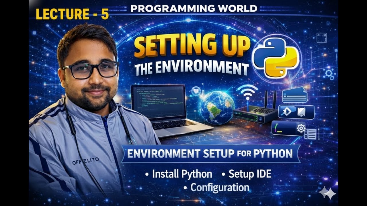 👉Lecture -5 | Python Environment Setup in Windows | Complete Guide ...