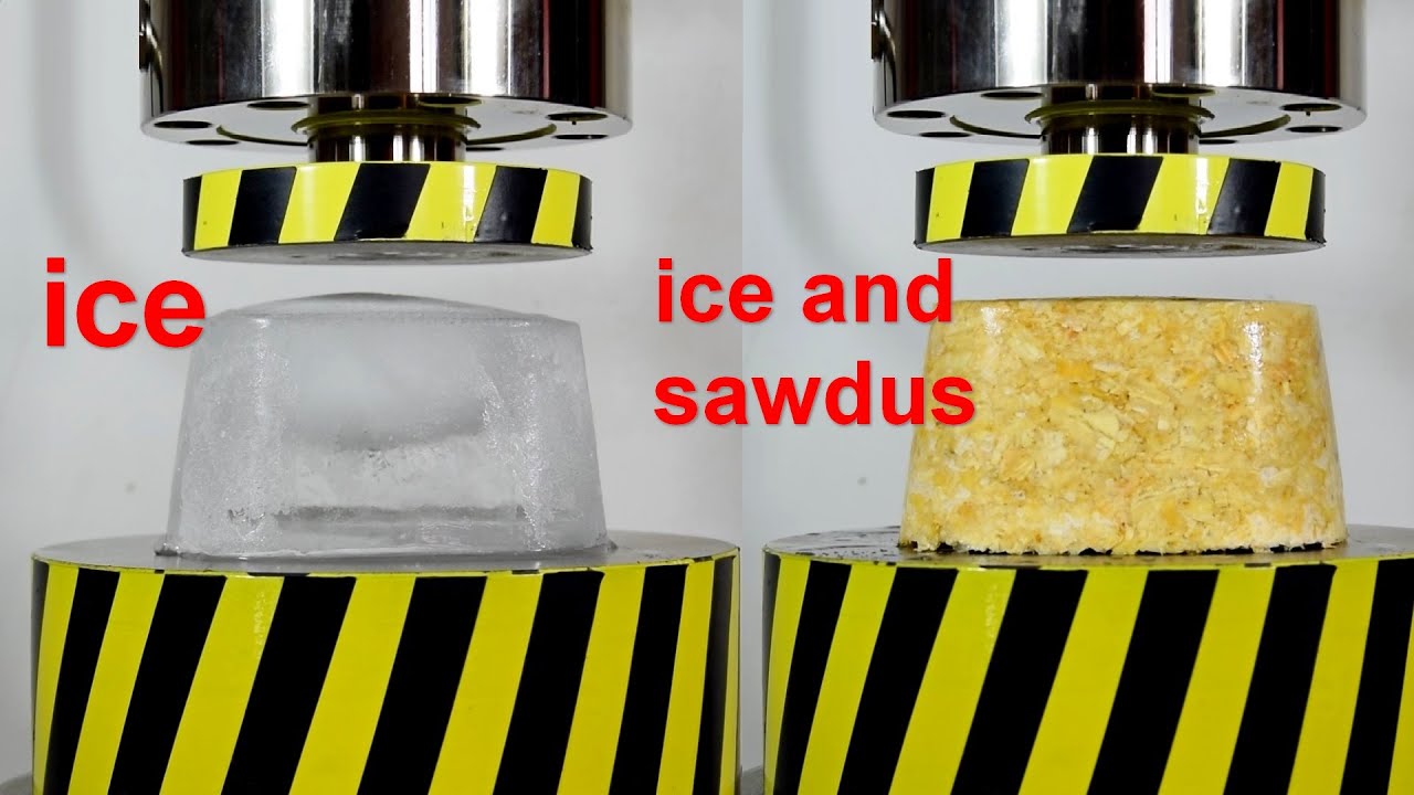 HYDRAULIC PRESS VS MOST DURABLE ICE