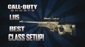 COD Ghosts: "L115" BEST CLASS SETUP! - (COD Ghosts Multiplayer Class Setup)