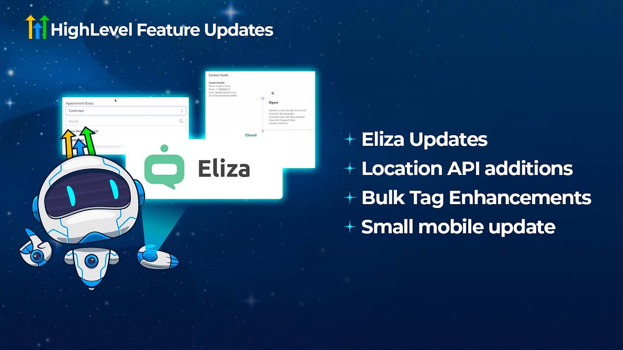 Eliza Updates Location API additions Bulk Tag Enhancements amp Small 