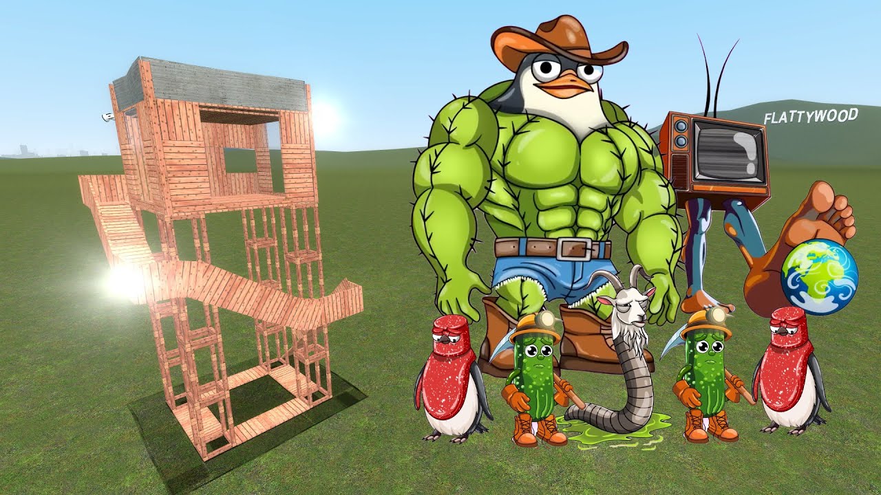 AlI Italian Brainrot Bosses Vs Towers In Garry's Mod - Part 9