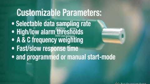 Extech USB Sound Level Datalogger 407760