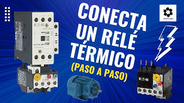 ⚡ Cómo Conectar un Relé Térmico a un Contactor 🛠️ ¡Paso a Paso! #automatizacion #electrical