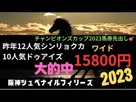 阪神ジュベナイルフィリーズ2023の競馬予想。サイン準備動画。続きの動画もお楽しみに。