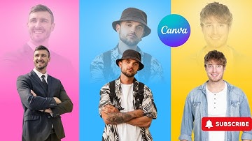 How to Canva Tutorial How to Fade an Image into a Gradient Background Double exposure