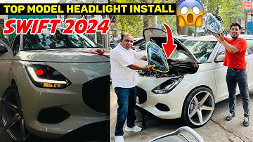 😱🔥Swift Lxi मे लागा दि  Zxi +Top Model  से भी Khatarnak Headlight 😱🔥 Swift 2024 Top Model Light