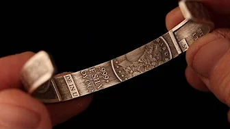 How I Turned Solid Pure Silver Into a Cool Cuff Bracelet!
