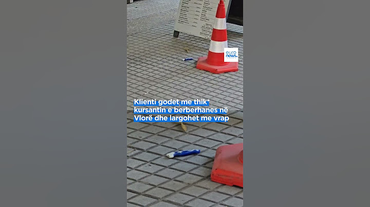 Klienti godet me thik* kursantin e berberhanes në Vlorë dhe largohet me vrap