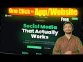🔥 1-Click AI Tool 🤯 Instantly Create WEBSITE or APP in 30 Seconds | New AI Builder 2025