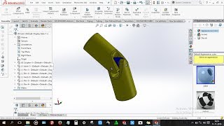 How to design Universal Joint in Solidworks