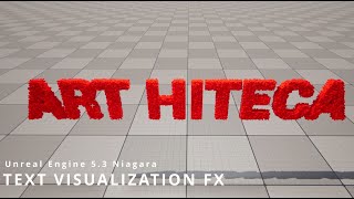 Unreal Engine 5.3 Niagara | Text Visualization FX | Tutorial