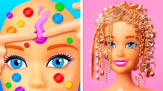 5-minute Crafts for Barbie Dolls | Extreme Makeover for a Pregnant Doll.