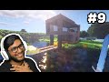 GOING BACK TO MY FIRST HOUSE IN MINECRAFT KHATARNAK GRAPHICS PART 9 !
