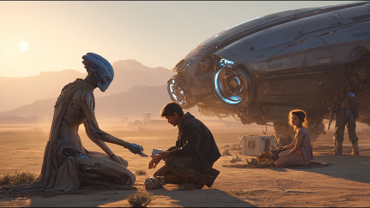 Single Human Father fixed a Giant Alien's ship—unaware she’s the ...