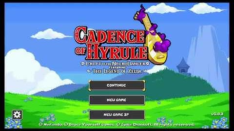 Cadence of Hyrule (v1.0.2) - Story Mode, All Dungeons Speed Run (Any%) - 29:21