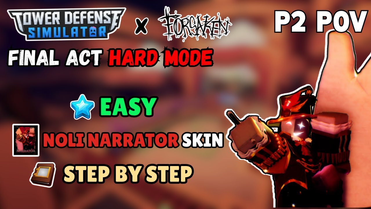 Стратегия TDS от Foresaken X | POV от первого лица | Симулятор защиты башен