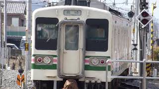 【R17編成】JR両毛線107系100番台 佐野駅発車【R3編成】