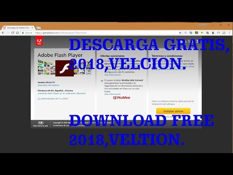 SIN CRACK GRATIS DESCARGAR INTALAR ADOBE FLASH PLAYER,2018 VELCION 64+32bt.