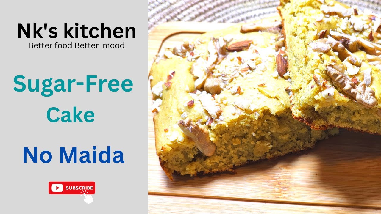 Sugar free pineapple dates cake