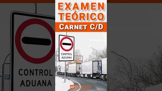 PREGUNTA EXAMEN TEORICO CARNET C: Tacógrafo y aduana #shorts #camion #autoescuela #carnetcamion