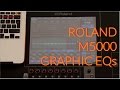 Roland M5000   How To Use the Graphic EQs