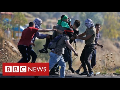 Violent clashes in West Bank as Palestinians protest over Israeli air strikes in Gaza - BBC News