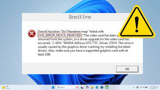 DXGI Error Device Removed - (NVIDIA & AMD)
