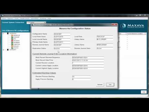 How to start a Maxava HA Configuration