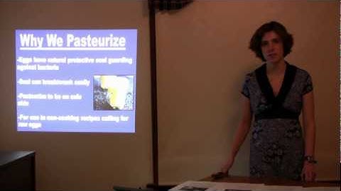 Pasteurization of eggs in today