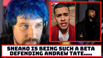 Destiny Reacts - Sneako TAKING all the Ls defending Andrew Tate with BOT talking points