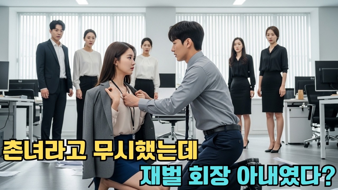 첫 출근 날, 시골 처녀가 괴롭힘 당하다가… 알고 보니 재벌 회장의 아내?! 큰일 났다!