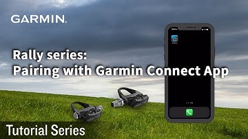 Tutorial - Rally series: Pairing with Garmin Connect App
