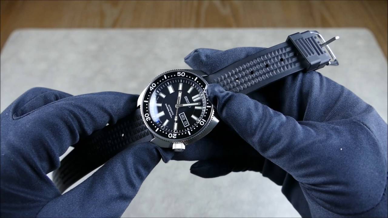 On the Wrist, from off Cuff: SRP777 Turtle Modern 6105 Tribute - YouTube