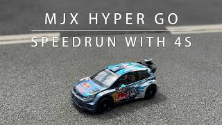 MJX Hyper Go 7304 VW Polo R 2015 WRC 1/7th Scale Speedtest 15t pinion/4s Lipo
