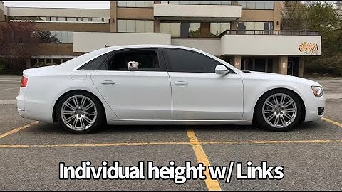 Audi A8L Lowering Link Install