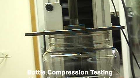 Force Test Plastic Bottle Compression