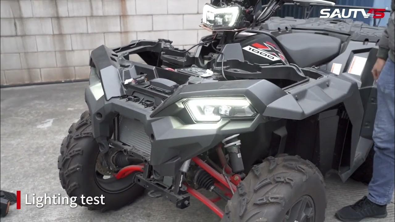 Installation of SAUTVS LED Headlights for Polaris Sportsman XP 1000 850