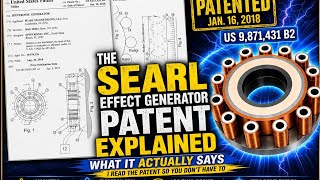 Inside the Spintronic generator (Searl Effect Generator)  Patent (US 9,871,431 B2)