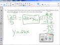 Direct Variation Quiz