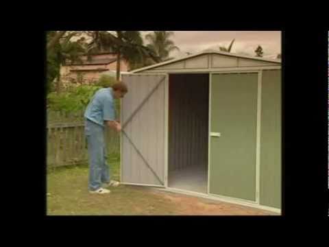 garden sheds easy & fast snaptite assembly system - absco
