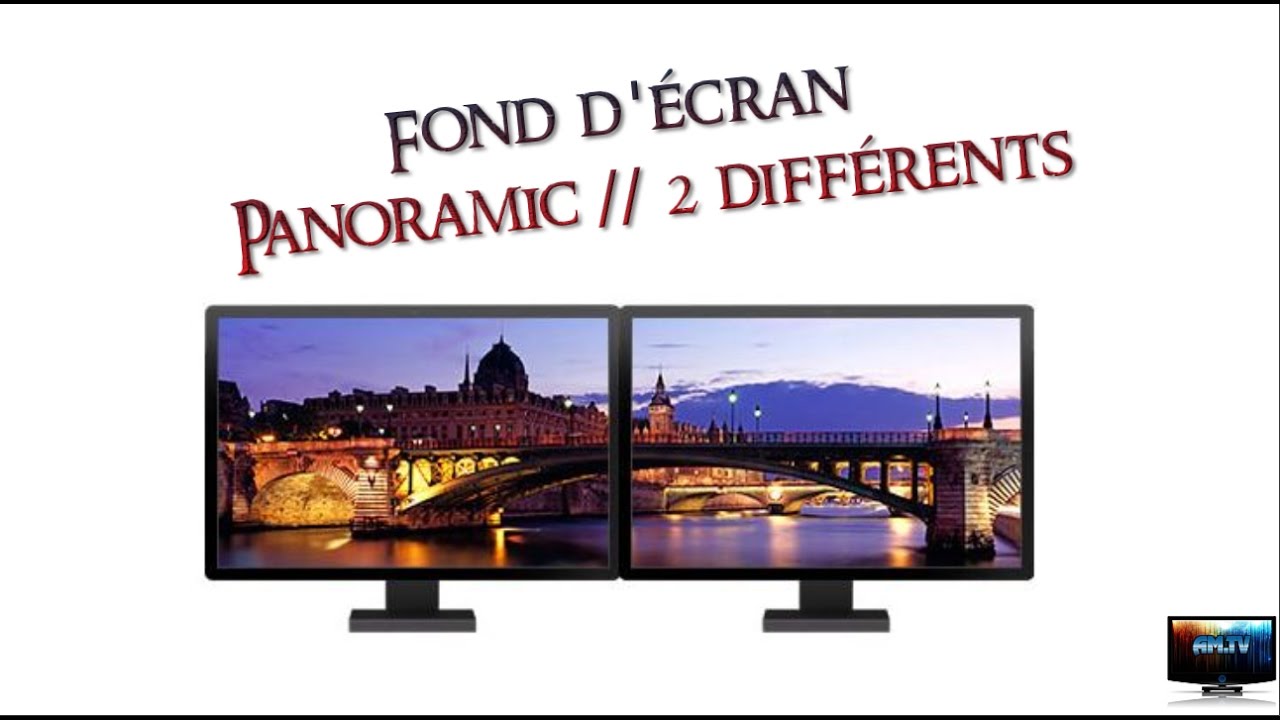 Fond d'écran Panorama // deux fonds d'écran différents sous W10 - YouTube