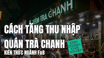 ✅ CÁCH TĂNG THU NHẬP QUÁN TRÀ CHANH ( AI TEST ) | Kiến trúc sư Hoàng Tùng Dương