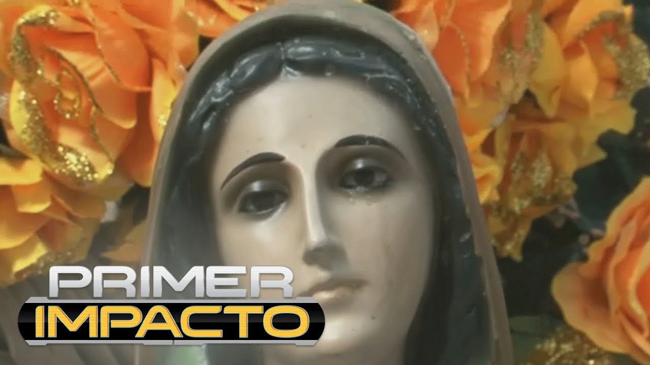Imagen de una virgen derrama lágrimas ante el asombro de toda una comunidad