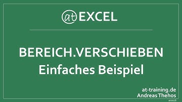 BEREICH.VERSCHIEBEN in Excel am Beispiel erklärt